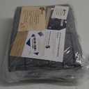 YIHOUSE Memory Foam Grey Bathroom Rug Sets 5 Piece, Ultra Absorbent Bath Mat for Bathroom - Non-Slip Machine Washable & Dry Quickly, 5 Piece Bathroom Mat Set, Dark Grey (1'8" x 3'10" (Rectangular))