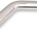 3.5 Inch 45 Degree DIY Custom Mandrel Exhaust Pipe Tube Pipe, T304 Stainless Steel, Universal Fit, 20.5 Inch End to End Length, 3.5'' OD Mandrel Bend Pipe