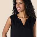 2 x Amazon Essentials Women's Sleeveless Woven Shift Dress (X-Large, Black)