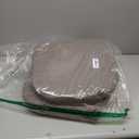 Chair Cushions for Dining Chairs Set of 4, Non Slip Kitchen Chair Pads, 17" x 16" x 2", Indoor Dining Chair Cushions with Ties, D-Shaped Seat Cushions for Kitchen Chairs, Light Brown