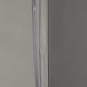 Frameless Shower Door Bottom Seal Shower Sweep with Drip Rail for 1/2" Glass,36" Long, Vinyl, Clear