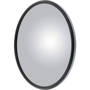 Retrac 610673 8-Inch Stainless Steel Center-Mount Convex Mirror Head with J-Bracket, Universal Driver or Passenger Side
