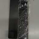 PMMASTO Shower Door Hooks, (7.5 Inch) Extended Towel Hooks for Bathroom Frameless Glass Shower Door, Stainless Steel Heavy Duty Hooks for Hanger Robe,Towel (Black ''L'' Shape Pack of 2) (Fits 3/8" Thick Door)