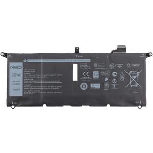 7.6V 52Wh DXGH8 0H754V H754V P82G Replacement Laptop Battery for Dell XPS 13 9370 9380 7390 2019 Inspiron 13 7000 7390 7391 2-in-1 5390 5391 14 7400 7490 Latitude 3301