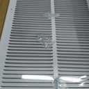 32"W x 16"H Return Air Grille [Duct Opening Size], Steel HVAC Return Air Vent Cover for Wall & Ceiling, White Powder-Coated Rust-Resistant AC Cold Air Return, Outer Dimensions 33.75"W x 17.75"H