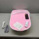 MERACH Vibration Plate Exercise Machine, Whole Body Workout Equipment for Women, Bluetooth and Silicone Pedal, Vibration Plate with Auto Mode, Vibrate Fitness Platform for Home (Pink)