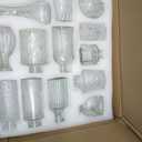 Arme Glass Bud Vase Set of 60 Pcs, Small Clear Glass Bud Vases in Bulk for Flowers, Rustic Wedding Centerpieces and Vintage Decorations, Perfect for Home, Table and Events with Elegant Design