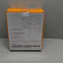 Single Serve One Cup Coffee Maker, for K Cups and Grounds, Mini Coffee Maker with Portable Handle, 6 to 12 Oz Brew Size, for Travel, Camping, Office, RV and Dorm, 120V, Black and Gold