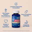 Mommy's Bliss Postnatal Lactation Support Supplement with Probiotics: Support Breastfeeding Milk Supply with Fenugreek, Blessed & Milk Thistle, Postpartum Immune Health While Nursing (60 Servings)