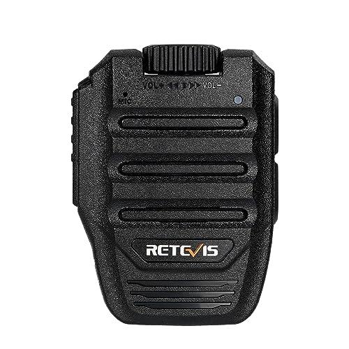 Retevis RB37 RB89 Wireless Walkie Talkie Speaker Microphone,Wireless 5.3 Shoulder Speaker Mic, Only for Ailunce HD2 Retevis RB37 RB89 RT29D 2 Way Radio, with 3.5mm Audio Jack (1 Pack)