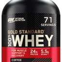 Optimum Nutrition Gold Standard 100% Whey Protein Powder, Coffee, 5 Pound (Packaging May Vary) (EXP 09/10/27)