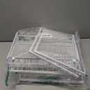 REALINN Under Sink Organizer, Pull Out Cabinet Organizer 2 Tier Slide Out Sink Shelf Cabinet Storage Shelves, Storage for Kitchen Bathroom, White, 2 Pack