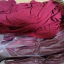VEVOR Chair Covers, Polyester Spandex Chair Cover, Stretch Slipcovers for Wedding Party Dining Banquet Flat-Front Chair Covers (Burgundy-a, 50PCS)