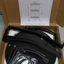 Vintage Small Round Side Table, 3-Tier Slim Waist Circular End Table with Storage Shelf, Compact Tea Sofa Side Table, Round Corner Coffee Table Nightstand for Living Room Bedroom Small Spaces,Black