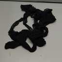 Leg Avenue womens Sheer Stockings With Attached Garter Belt Hosiery, Black Lace, Queen US