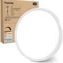 hepside 12Inch Flush Mount Light Fixture White, 28Watt, Dimmable & 3000K-4500K-6000K 3 Color Selectable Flush Ceiling Light Fixture 3200LM Low Profile Ceiling Light for Kitchen Bedroom Hallway Porch