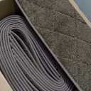 COSY HOMEER Edging Stair Treads Non-Slip Carpet Mat 28inX9in Indoor Stair Runners for Wooden Steps, Edging Stair Rugs for Kids and Dogs, 100% Polyester TPE Backing (15pc, Brown)