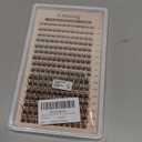 Brown Lash Clusters Natural Wispy Eyelash Clusters Extensions 8-16MM Lash Extension CD-curly Brown Eyelash Cluster Individuals Faux Mink Lashes Eyelash Extension