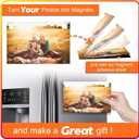 Business Card Magnets Peel and Stick 250 Pack - 2" x 3.5 Magnetic Sheets with Adhesive Backing for Crafts, DIY - Strong Craft Flexible Self Sticky Magnet Set for School Classroom, Fridge, Photo, Cards