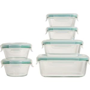 OXO Good Grips Smart Seal Airtight Container 12 Piece Glass Container Set