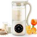 Dancongtea 48 oz Nut Milk Maker Machine with 16 Blades, 8 in 1 Automatic Homemade Almond, Oat, Soy, Plant-Based Milk and Dairy Free Beverages, Almond Maker, Self-cleaning, Keep Warm/24-Hour Delay