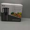 Cold Press Juicer, Juicer Machines with 5.4" Wide Feed Chute for Juice Extractor, Professional Slow Masticating Juicer for Whole Vegetables & Fruits with High Juice Yield, Easy to Clean (Black)