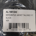 Alton Lane Mercantile Jacket Tailored Fit - Premium Quality Suit Jacket for Men, Stylish and Elegant Formal Suit for Men (40R, Black)