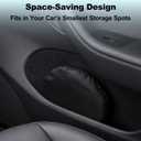 ZATOOTO Tesla Model Y Juniper 2020-2026 Front Window Shade for Driver Passenger Clear High-Clarity Static Cling Car Window Shades | No Color Distortion | Day Night Safe Driving | Come with Storage Bag