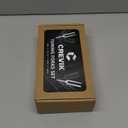 Tuning Forks for Healing Set - 128Hz, 136.1Hz, 256Hz, 384Hz Weighted & Unweighted Tuning Fork Kit with Hockey Puck Activator - Chakra Sound Therapy Instruments for Meditation & Yoga in Pouch