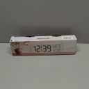 Peakeep Large Display Digital Alarm Clock for Bedrooms, Date Day of Week Calendar Desk Table Clocks for Living Room Office, Dimmable Plug in Electric Clock, 5 Volumes, Loud, Auto DST