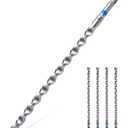 toolant SDS Plus Rotary Hammer Drill Bits Set for 1/2" x12inch 4pcs,Carbide Tipped 2-Cutter for Concrete, Masonry and Brick