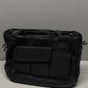 Cat Carrier, Dog Carrier, Pet Carrier, Foldable Waterproof Premium PU Leather Oxford Cloth Dog Purse, Portable Bag Carrier for Small to Medium Cat and Small Dog, Airline Approved Soft-Sided Carrier (Black)