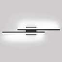 PRESDE LED Bathroom Vanity Light 32inch Bathroom Light Fixtures Over Mirror Black Modern Bath Vanity Lighting Bar Dimmable