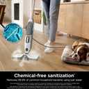 Shark SteamSpot Steam Mop with Steam Blaster Technology, 3 Steam Modes, 2 Washable Pads, XL Removable Water Tank, Lightweight, Steam Cleaner for sealed Hard Floors, Hardwood, Tile, Laminate, S2001