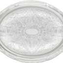 Winco CMT-1014 0.5mm Oval Tray, 14-Inch by 10-Inch, Chrome,Medium