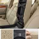 KBH Center Console Armrest Cover for 1998-2005 Lexus GS300 GS400 GS430, Middle Console Protector, Arm Rest Lid Cushion Cover, Anti-Scratch, Beige