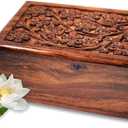 Handcrafted Keepsake Wooden Urn for Ashes, Extra Large Urns for Human Ashes, Thoughtful Casket and Decorative Memorial, Perfect Tribute for Both Men and Women.