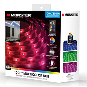 MONSTERS IR 100 FT LED STRIP WITH ADAPTER
