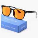 livho Gaming Blue Light Blocking Glasses for Better Sleep, Premium Night Driving, Computer Blockers for Man & Woman