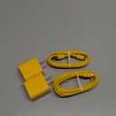 iPhone Charger Fast Charging,[MFi Certified] 2Pack 20W Type C Fast Charger Block with [10FT&6FT] USB C to Lightning Cable Compatible for iPhone 14/13/12/11 Pro Max/Xs Max/XR/X,iPad (Yellow)