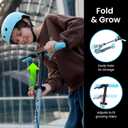 Aero Scooter for Kids 5-8 | Dynamic Lights, Hand Brake & Shock Absorption | Boys Girls 2 Wheels Kick Scooter | Foldable & Height Adjustable