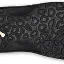 OLUKAI Ohana Men's Beach Sandals, Water Resistant Flip Flops, Arch Support & Comfort Fit, Lightweight & Durable, Enhanced Grip & Traction (Black)