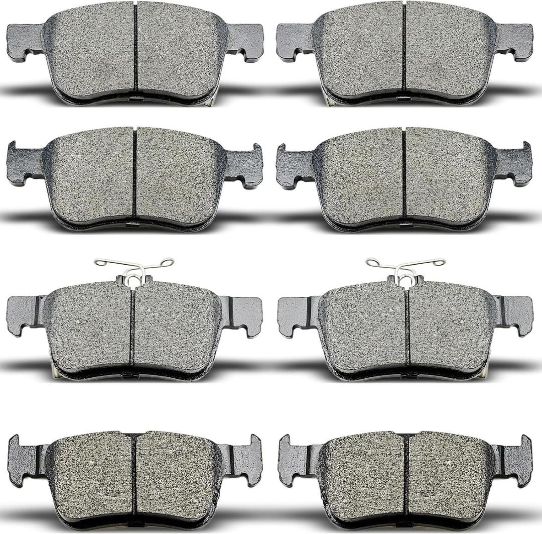 D1878 D2115 8pcs Front Rear Ceramic Brake Pads Sets Fit For 2023 2024 For Acura Integra,2023 2024 For Honda Accord