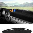 Autorder Dashboard Cover Mat for 1992-1996 Ford F150 F250 F350 Accessories Dash Cover Flannel Dash Mat Sunshade Glare UV Rays Protector