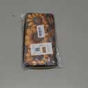 Retro Sunflower Women Soft Leather Purses Zipper Protable Travel Wallet Long Shopping Pouch, Portable Zippered Women Purse Wallet, Gift for Mom, Gold