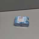 LaRibbons Christmas Wired Ribbon 2.5 inch Double Faced Blue Snowflakes and Striped Christmas Ribbon for Tree Garland, Wreath Bow, Xmas Crafts Decorations, 2 Rolls 10 Yards Total