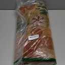 Whaline Christmas Natural Coir Doormat Cute Gingerbread Man Xmas Tree Candy Welcome Floor Mat Non-Slip Entrance Door Rug for Indoor Outdoor Home Bathroom Decor, 16.5 x 29 Inch