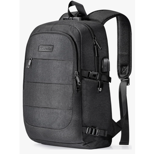 Tzowla Travel Laptop Backpack Water Resistant Anti-Theft Bag with USB Charging Port and Lock 15.6 Inch Computer Business Backpacks for Women Men Work College Gift,Casual Daypack