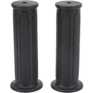 1 Pair Bike Handlebar Grips, Non-Slip Shock Absorbing Plastic Replacement Handle Grips for Mountain Bikes and Scooters
