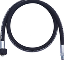 Tool Daily Pressure Washer Whip Hose with Swivel, Hose Reel Connector for Pressure Washing, 4 FT (3/8 NPT Solid + M22 Female)